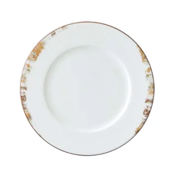 Narumi Flat Rim Collection Grain 16cm Flat Rim Plate - Set of 24