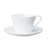 Narumi Flat Rim Collection White 16cm Saucer - Set of 36