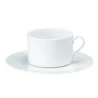 Narumi Flat Rim Collection White Tea/Coffee Cup - Set of 24