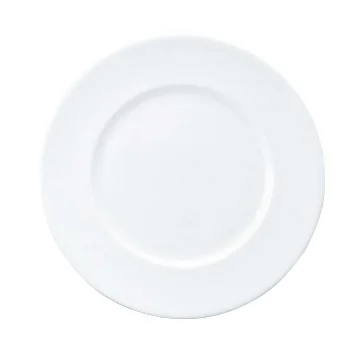 Narumi Flat Rim Collection White 16cm Flat Rim Plate - Set of 24