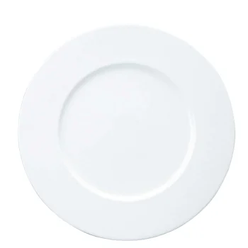 Narumi Flat Rim Collection White 29cm Flat Rim Plate - Set of 12