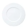 Narumi Flat Rim Collection White 25cm Flat Rim Plate - Set of 24