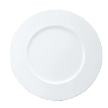 Narumi Flat Rim Collection White 23cm Flat Rim Plate - Set of 24