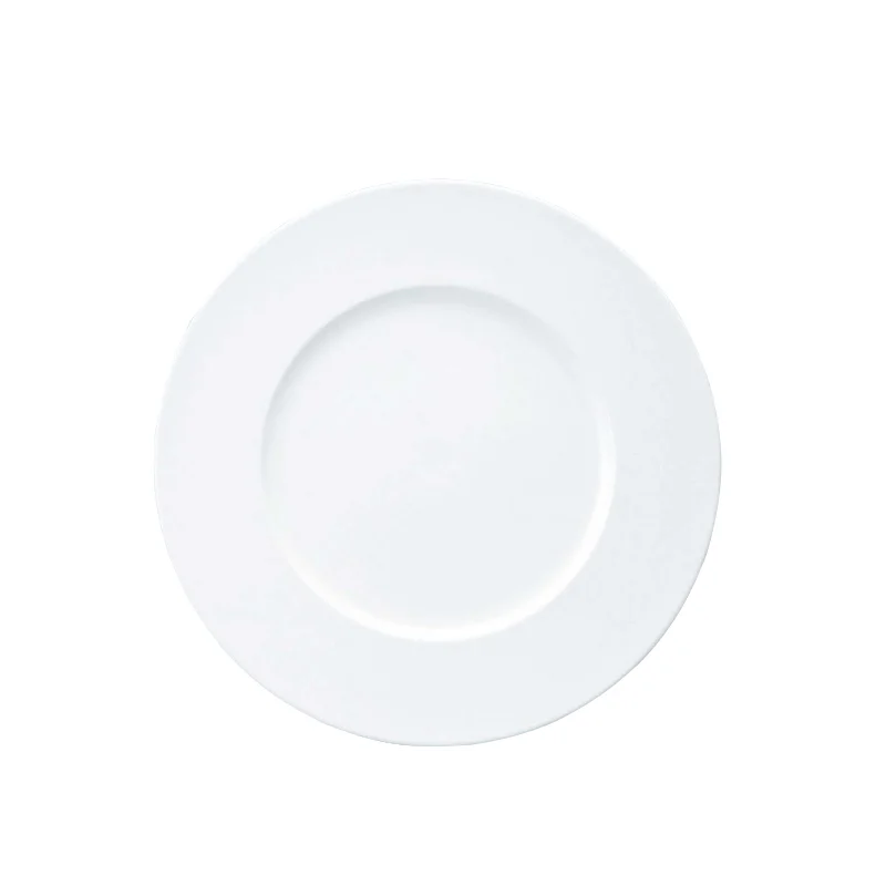 Narumi Flat Rim Collection White 30cm Flat Rim Plate - Set of 12 Narumi Flat Rim Collection White 30cm Flat Rim Plate - Set of 12