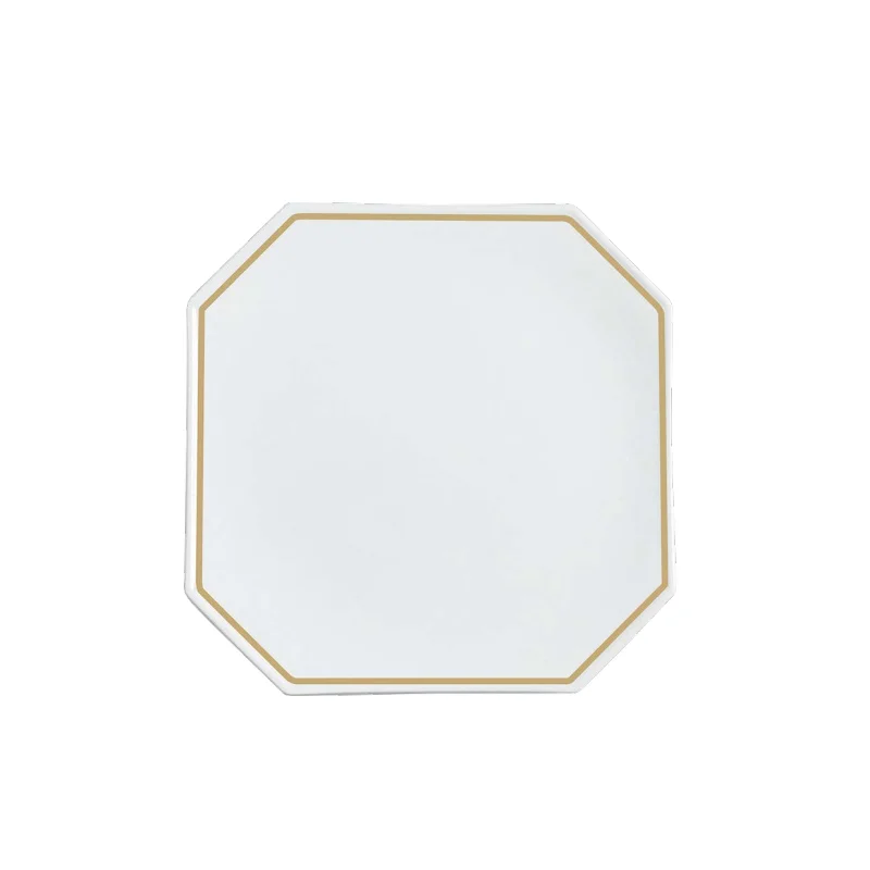 Narumi Waku Collection Gold Couture 25cm Octagonal Plate - Set of 36 Narumi Waku Collection Gold Couture 25cm Octagonal Plate - Set of 36