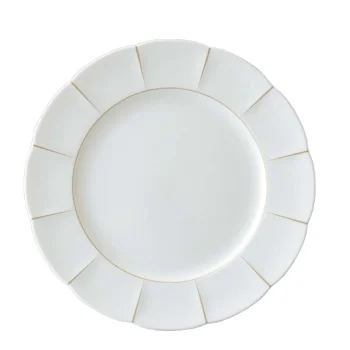 Narumi Lotus Collection Gold Couture 27cm Plate - Set of 24