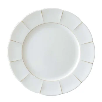 Narumi Lotus Collection Gold Couture 23cm Plate - Set of 36