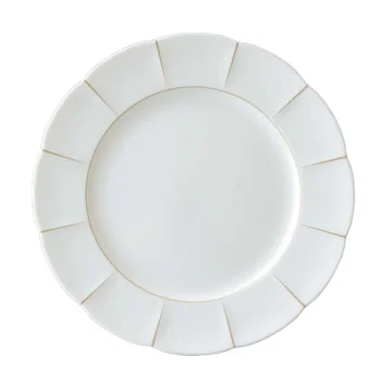 Narumi Lotus Collection Gold Couture 21cm Plate - Set of 12