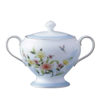 Narumi Ramage Sugar Bowl With Cover 250cc - Set of 24