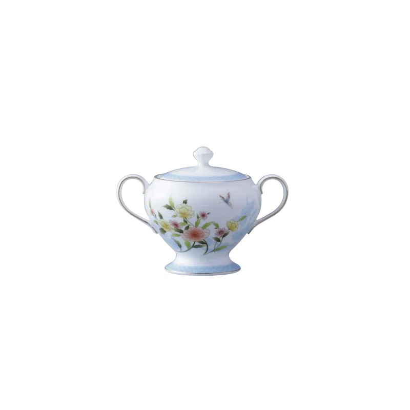 Narumi Ramage Sugar Bowl With Cover 250cc - Set of 24