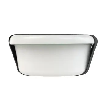 My Glass Studio Bento Box, Grey - Set of 2 - Dia: 11 cm, H: 5 cm