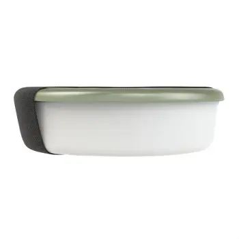 My Glass Studio Bento Box, Green - Set of 4 - Dia: 15 cm, H: 4 cm