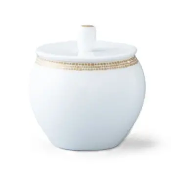 Narumi Cool Coupe Collection Luminar Gold (Border) Sugar Bowl 215cc - Set of 24