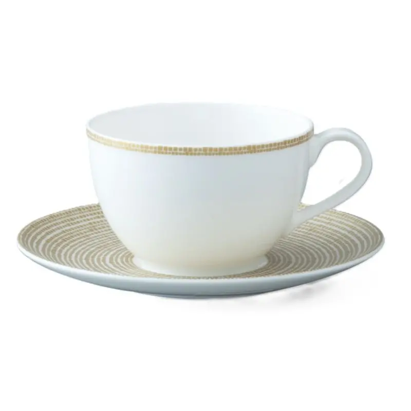 Narumi Cool Coupe Collection Luminar Gold (Full Cover) 16cm Saucer - Set of 36 Narumi Cool Coupe Collection Luminar Gold (Full Cover) 16cm Saucer - Set of 36