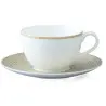 Narumi Cool Coupe Collection Luminar Gold (Full Cover) 16cm Saucer - Set of 36