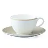 Narumi Cool Coupe Collection Luminar Gold (Border) Tea/Coffee Cup - Set of 36