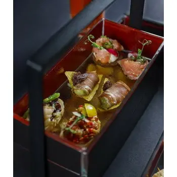 My Glass Studio Bento Box, Black - Set of 2 - 22.8 x 13.0 x 20 cm