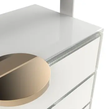 My Glass Studio Bento Box, White - Set of 2 - 22.8 x 13.0 x 20 cm