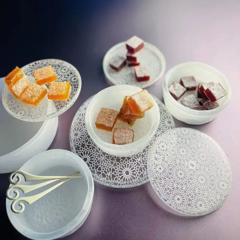 My Glass Studio Bento Box, White - Set of 3 - Dia: 19 cm, H: 5 cm