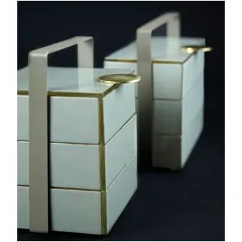 My Glass Studio Bento Box, Black - Set of 2 - 14.4 x 16.2 x 20 cm