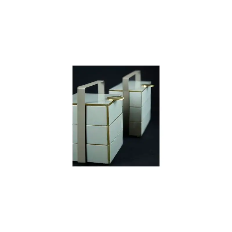 My Glass Studio Bento Box, Black - Set of 2 - 14.4 x 16.2 x 20 cm