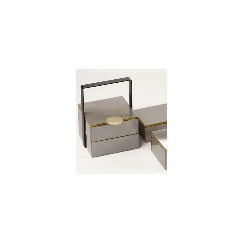 My Glass Studio Bento Box, White - Set of 2 - 14.4 x 16.2 x 20 cm