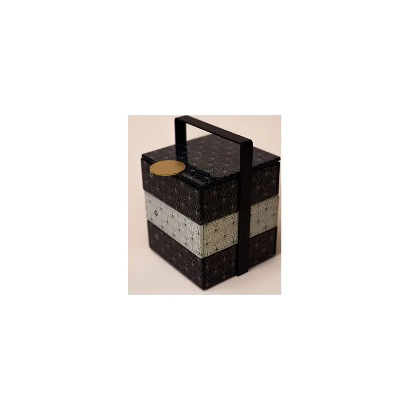 My Glass Studio Bento Box, Brown - Set of 2 - 14.4 x 16.2 x 20 cm