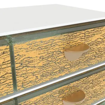 My Glass Studio Bento Box, Gold - Set of 3 - 28.6 x 14.0 x 19 cm