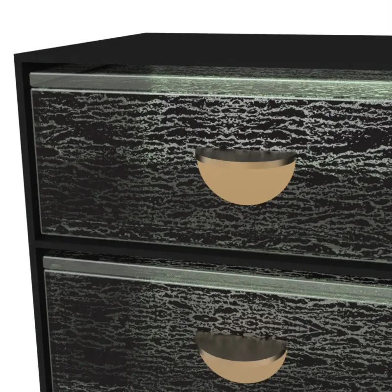 My Glass Studio Bento Box, Black - Set of 3 - 28.6 x 14.0 x 19 cm