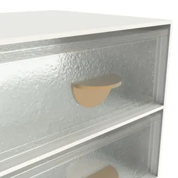My Glass Studio Bento Box, Clear - Set of 2 - 14.0 x 14.0 x 19.5 cm