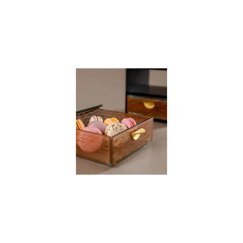 My Glass Studio Bento Box, Clear - Set of 2 - 14.0 x 14.0 x 19.5 cm