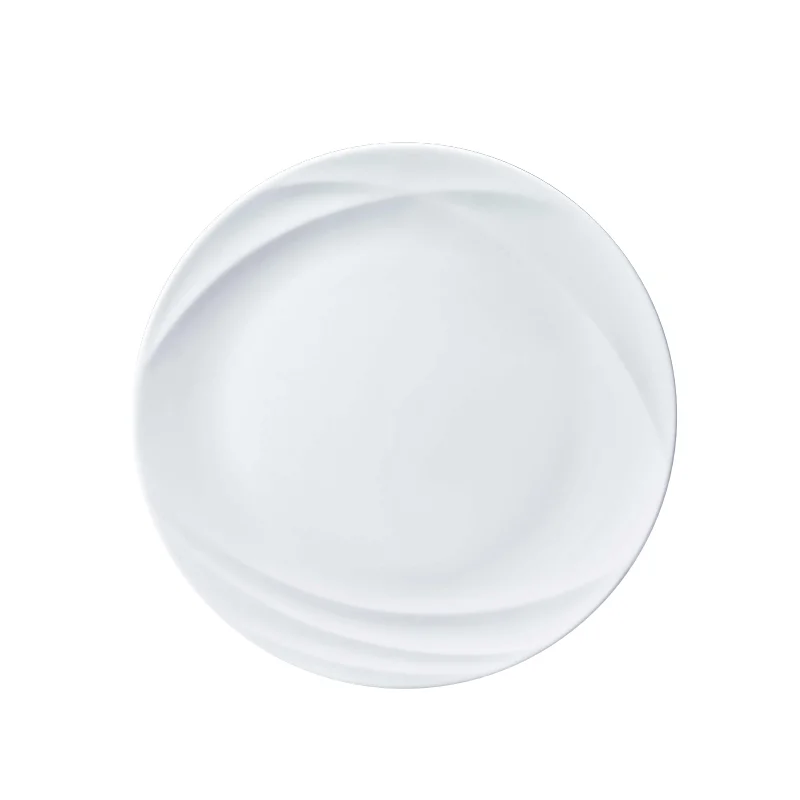 Narumi Chef's Collection White 28cm Plate "Cascade" - Set of 24