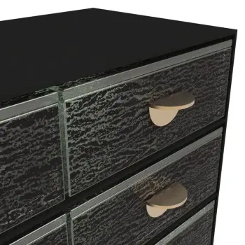 My Glass Studio Bento Box, Black - Set of 2 - 43.5 x 14.0 x 19 cm