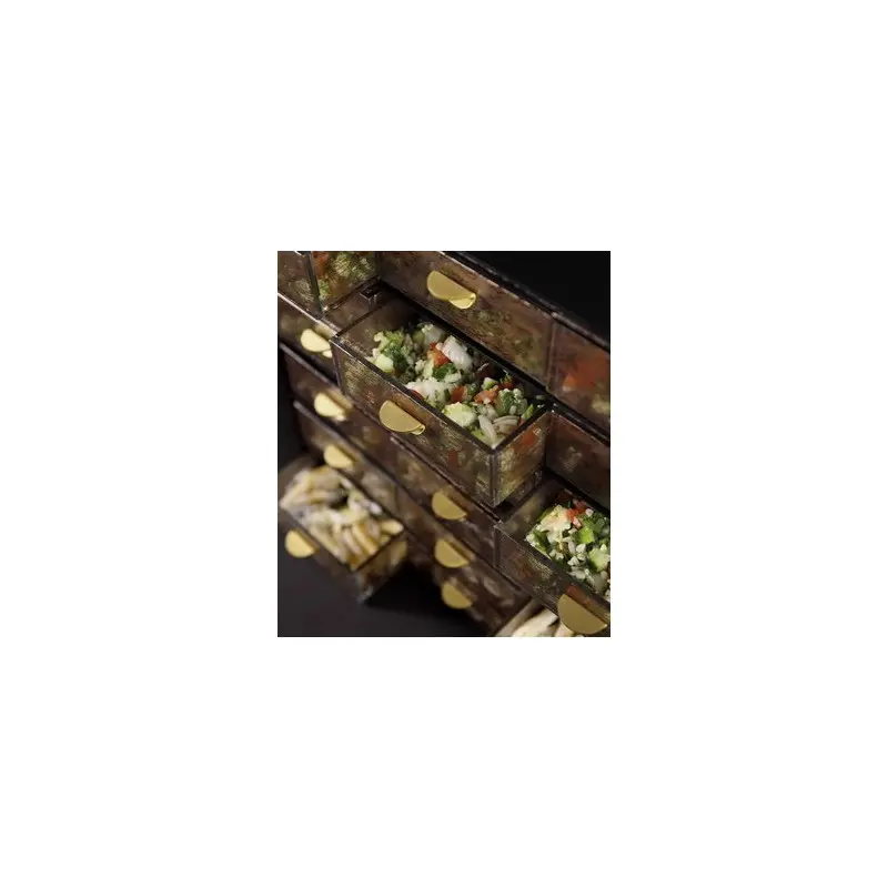 My Glass Studio Bento Box, Gold - Set of 2 - 43.5 x 14.0 x 19 cm My Glass Studio Bento Box, Gold - Set of 2 - 43.5 x 14.0 x 19 cm