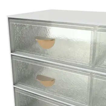 My Glass Studio Bento Box, Clear - Set of 2 - 43.5 x 14.0 x 19 cm