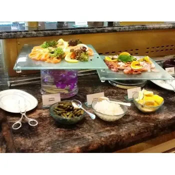 My Glass Studio Footed Board, Brown - Set of 6 - 30.0 x 30.0 x 2 cm