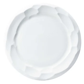Narumi Chef's Collection White 27cm Plate "Crystal" - Set of 24