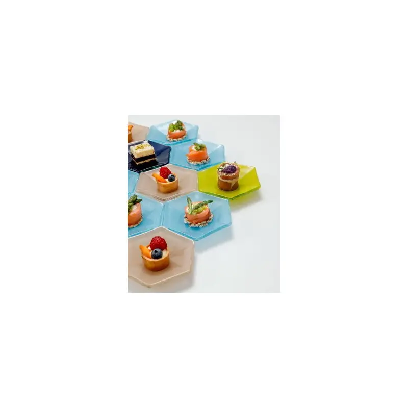 My Glass Studio Tasting Plate, Red - Set of 24 - Dia: 12 cm, H: 2 cm My Glass Studio Tasting Plate, Red - Set of 24 - Dia: 12 cm, H: 2 cm