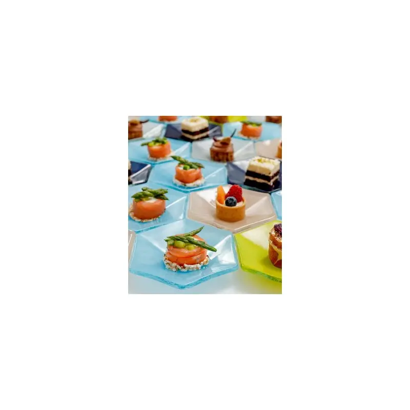 My Glass Studio Tasting Plate, Red - Set of 24 - Dia: 12 cm, H: 2 cm My Glass Studio Tasting Plate, Red - Set of 24 - Dia: 12 cm, H: 2 cm
