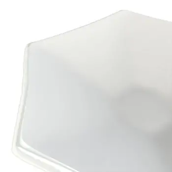 My Glass Studio Tasting Plate, White - Set of 24 - Dia: 12 cm, H: 2 cm