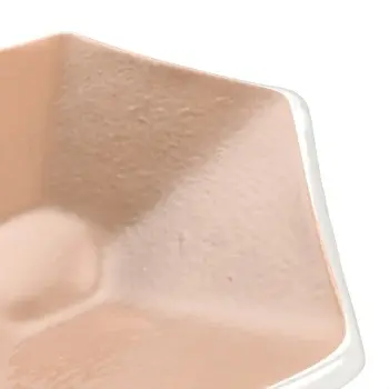 My Glass Studio Tasting Plate, Tan - Set of 24 - Dia: 12 cm, H: 2 cm