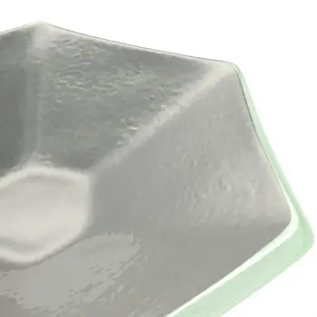 My Glass Studio Tasting Plate, Grey - Set of 24 - Dia: 12 cm, H: 2 cm