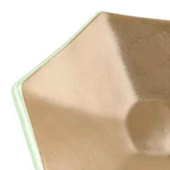 My Glass Studio Tasting Plate, Gold - Set of 24 - Dia: 12 cm, H: 2 cm