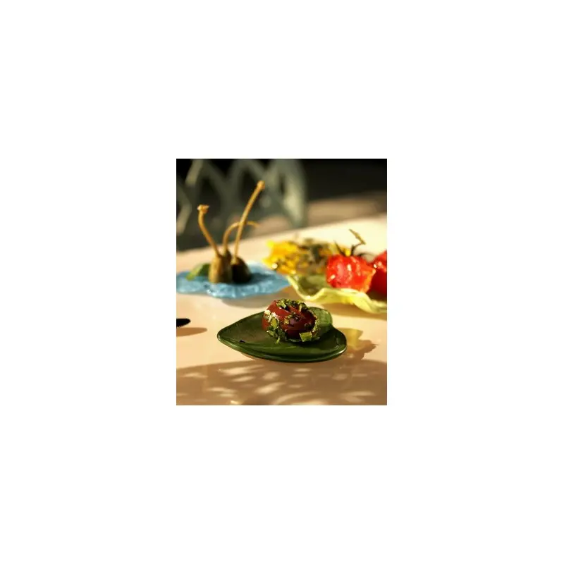 My Glass Studio Tasting Plate, Grey - Set of 20 - 6.5 x 5.5 x 1 cm My Glass Studio Tasting Plate, Grey - Set of 20 - 6.5 x 5.5 x 1 cm