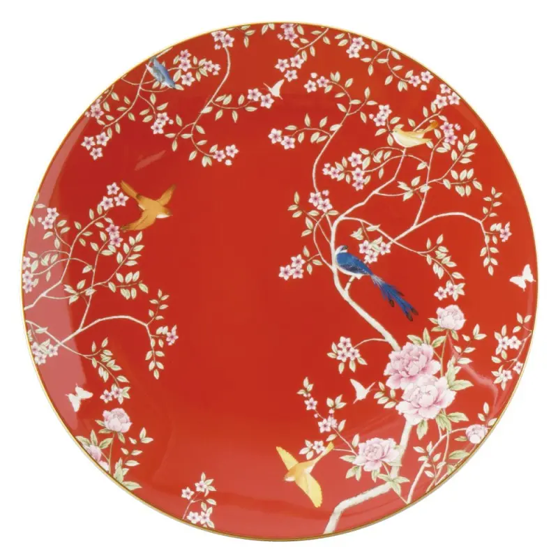 Narumi Cool Coupe Collection Queen's Garden Red 28cm Plate - Set of 24 Narumi Cool Coupe Collection Queen's Garden Red 28cm Plate - Set of 24