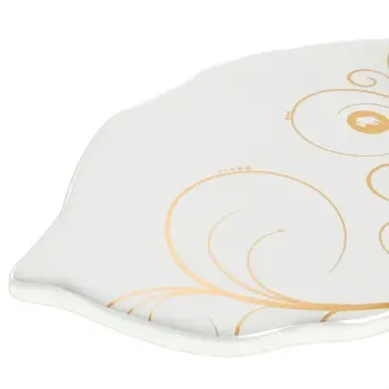 My Glass Studio Tasting Plate, White - Set of 12 - 15.5 x 9.0 x 3 cm