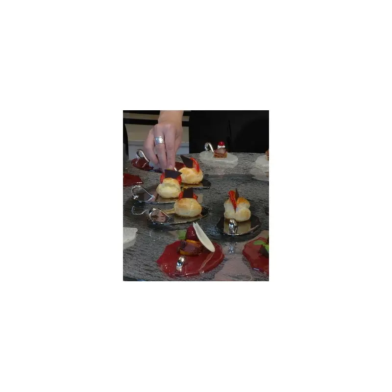 My Glass Studio Tasting Plate, White - Set of 12 - 15.5 x 9.0 x 3 cm My Glass Studio Tasting Plate, White - Set of 12 - 15.5 x 9.0 x 3 cm