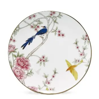 Narumi Cool Coupe Collection Queen's Garden Red 19cm Plate - Set of 36