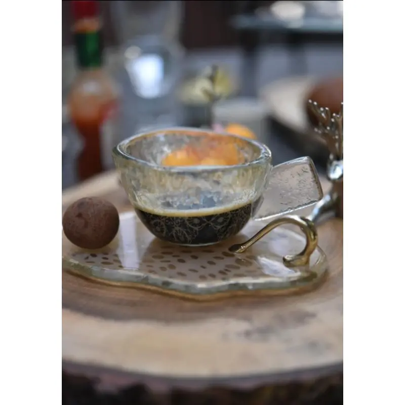 My Glass Studio Tasting Plate, Cream - Set of 12 - 15.5 x 9.0 x 3 cm My Glass Studio Tasting Plate, Cream - Set of 12 - 15.5 x 9.0 x 3 cm