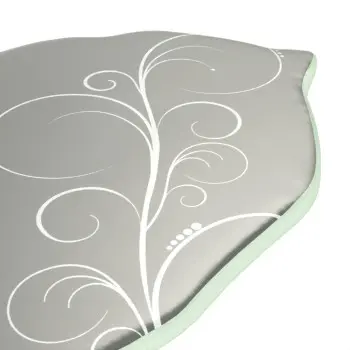 My Glass Studio Tasting Plate, Grey - Set of 12 - 15.5 x 9.0 x 3 cm